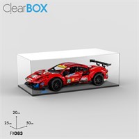 Teca ClearBox per set LEGO 42125 - Ferrari 488 GTE FaBiOX