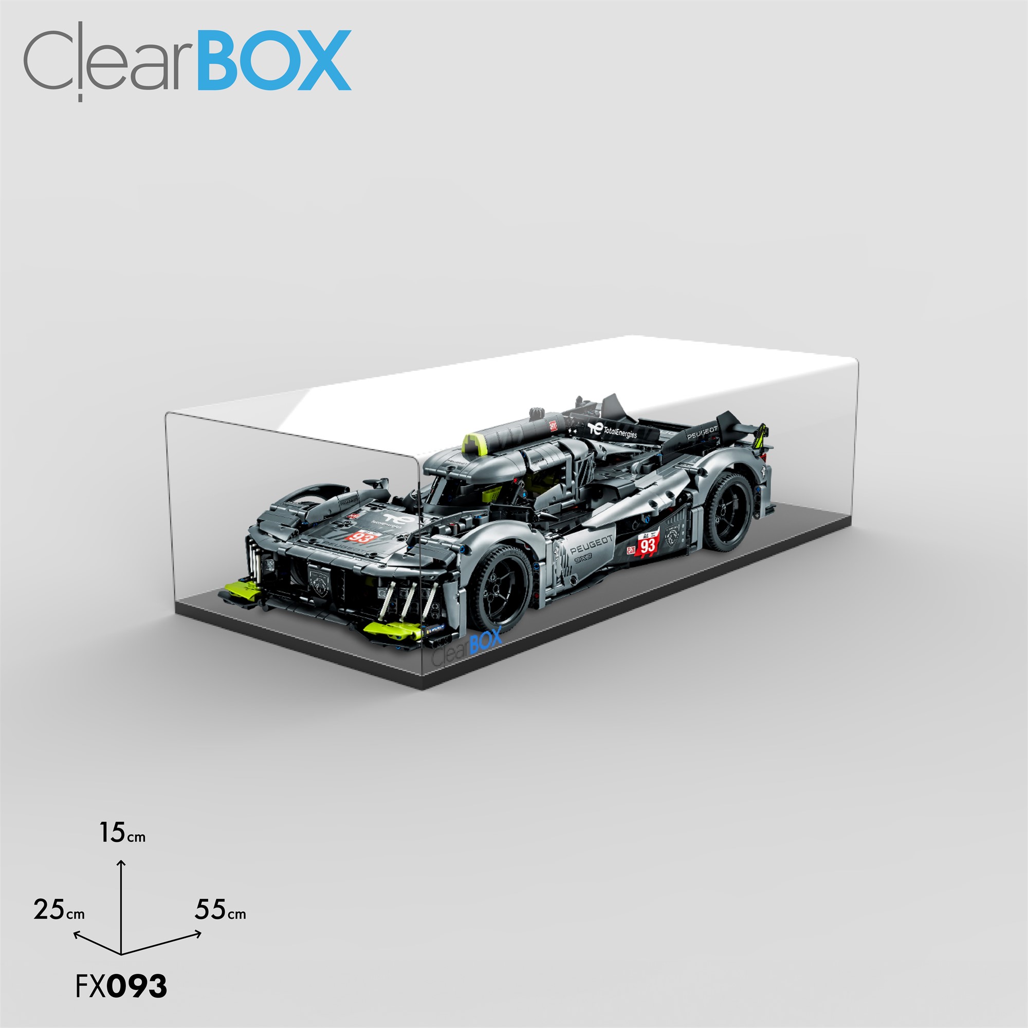 ClearBox - Teca ClearBox per set LEGO 42156 - PEUGEOT 9X8 24H Le Mans  Hybrid Hypercar