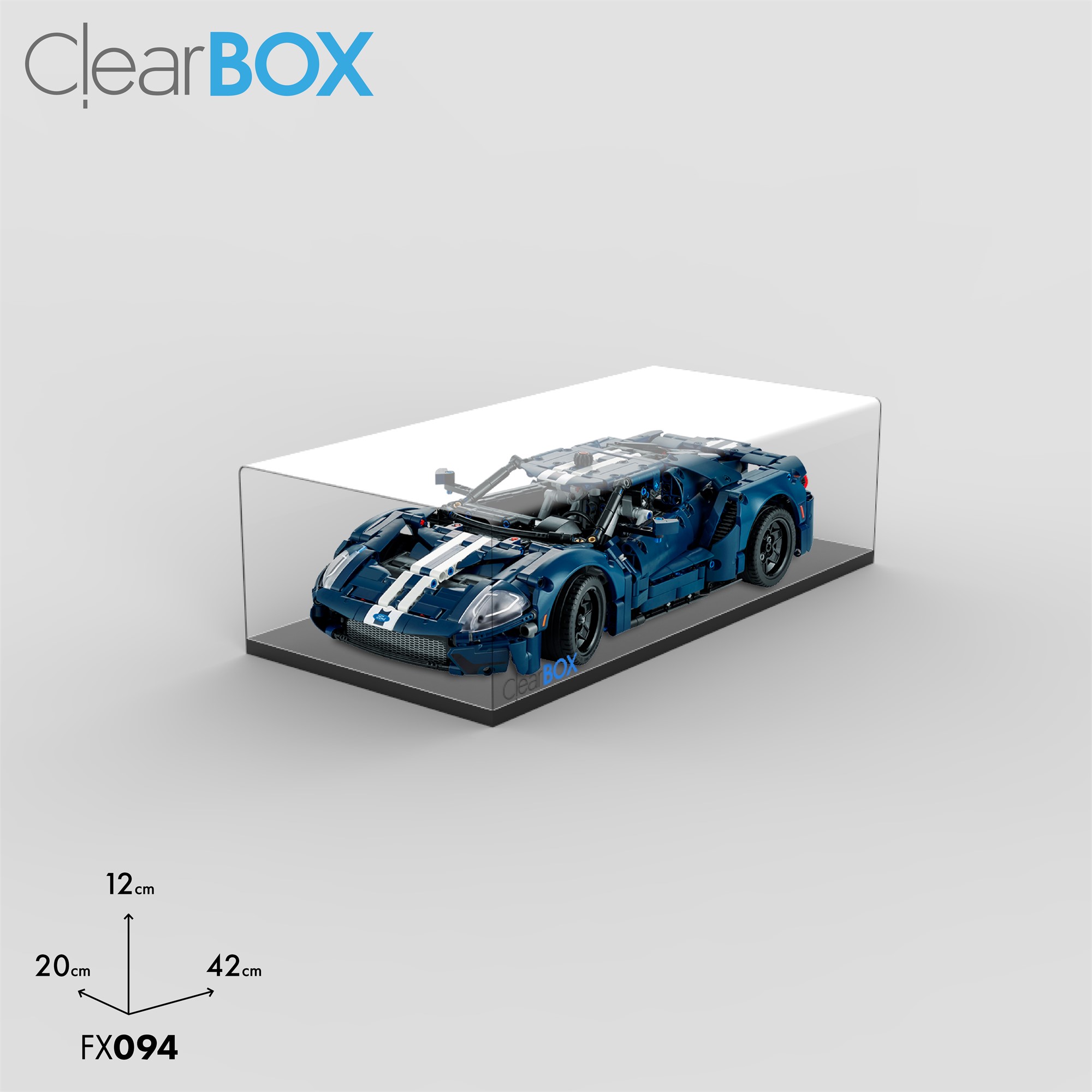 ClearBox - Teca ClearBox per set LEGO 42154 - Ford GT 2022