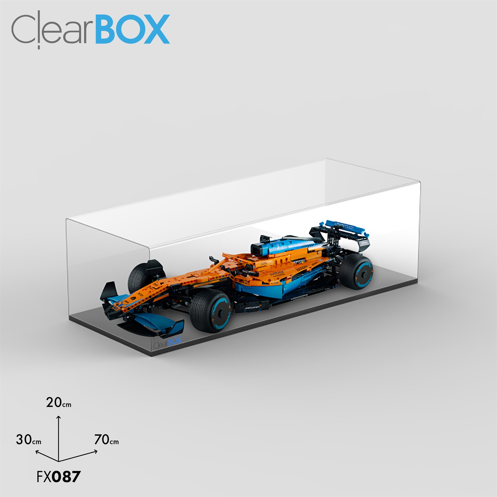 ClearBox - Teca ClearBox per set LEGO 42141 Monoposto McLaren