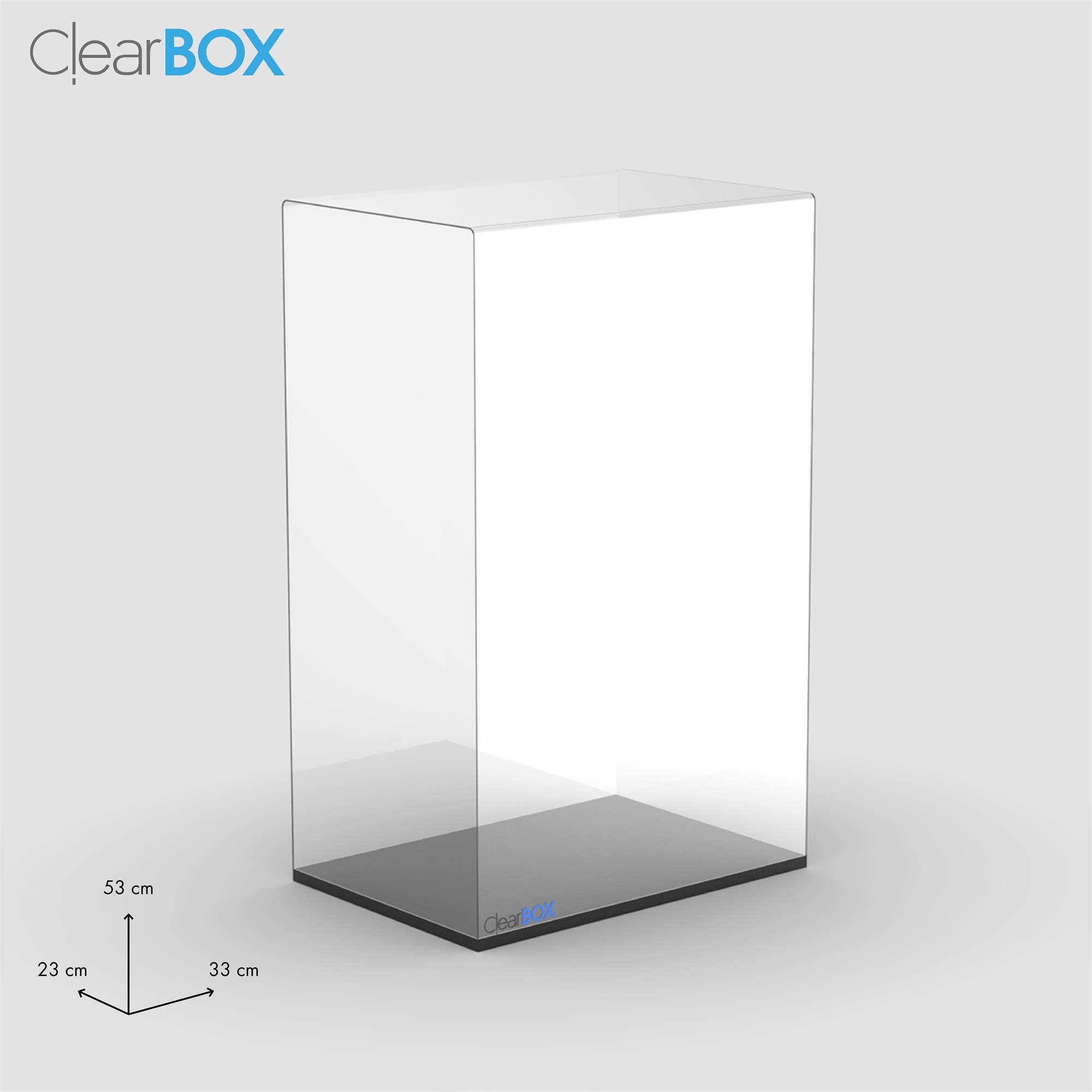 ClearBox - Teca ClearBox 33x23x53 cm per modellismo