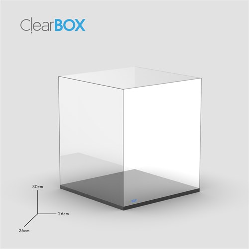 Teca ClearBox 26x26x30 cm per modellismo FaBiOX