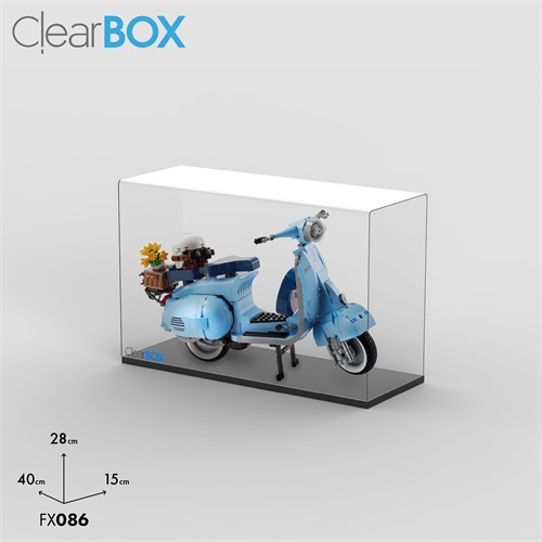 Teca ClearBox per set LEGO 10298 - Vespa 125 FaBiOX