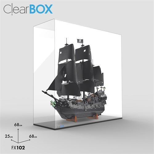 Teca ClearBox per set LEGO 10365 - Perla nera SECONDA EDIZIONE FaBiOX