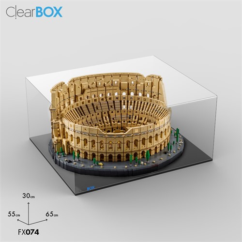 Teca ClearBox per set LEGO 10276 - Colosseo FaBiOX