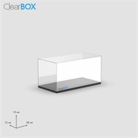 Teca ClearBox 30x15x15 cm per modellismo