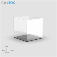Teca ClearBox 50x50x50 cm per modellismo FaBiOX