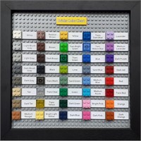 Bricks Color Chart - quadretto campioni colori LEGO FaBiOX