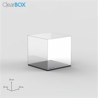 Teca ClearBox 25x25x25 cm per modellismo