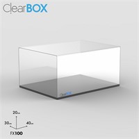 Teca ClearBox 40x30x20 cm per modellismo