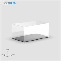 Teca ClearBox 65x40x30 cm per modellismo