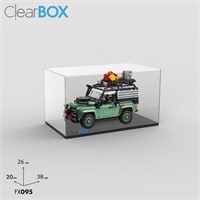 Teca ClearBox per set LEGO 10317 - Land Rover Classic Defender 90 FaBiOX
