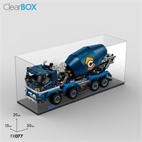 Teca ClearBox per set LEGO 42112 - Betoniera FaBiOX
