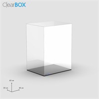 Teca ClearBox 45x35x65 cm per modellismo FaBiOX