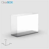 Teca ClearBox 70x25x50 cm per modellismo