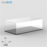 Teca ClearBox 65x35x20 cm per modellismo